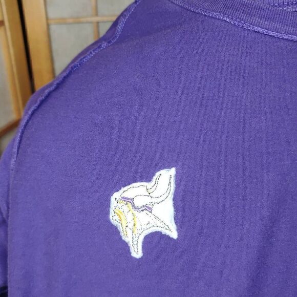 The Edge Men's Vintage 1999 Minnesota Vikings Fanatic T-Shirt Purple Large - Picture 6 of 8